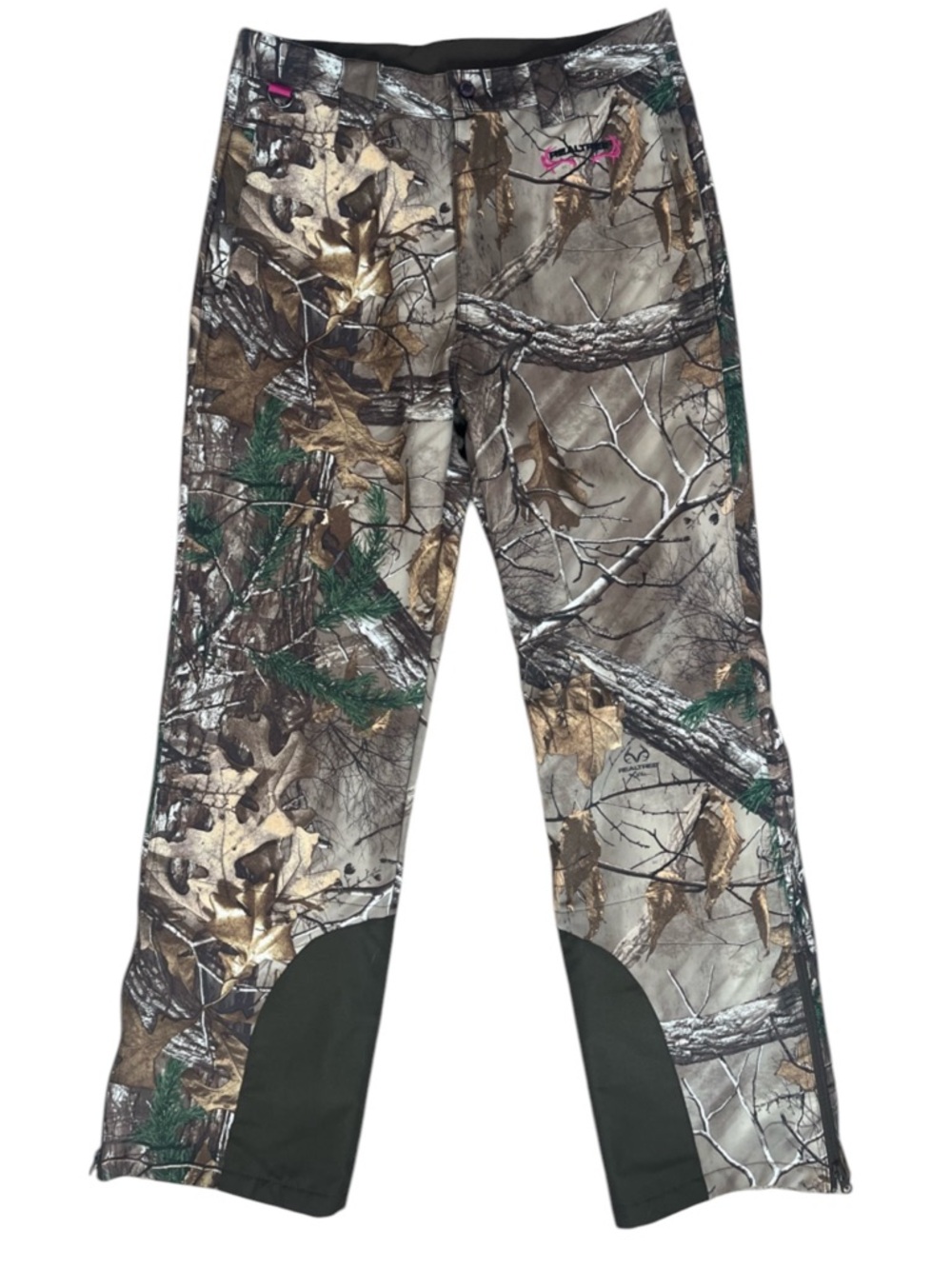 Realtree Xtra Camo Lined Softshell Pants Womens Medium Hunting Hiking Gorpcore